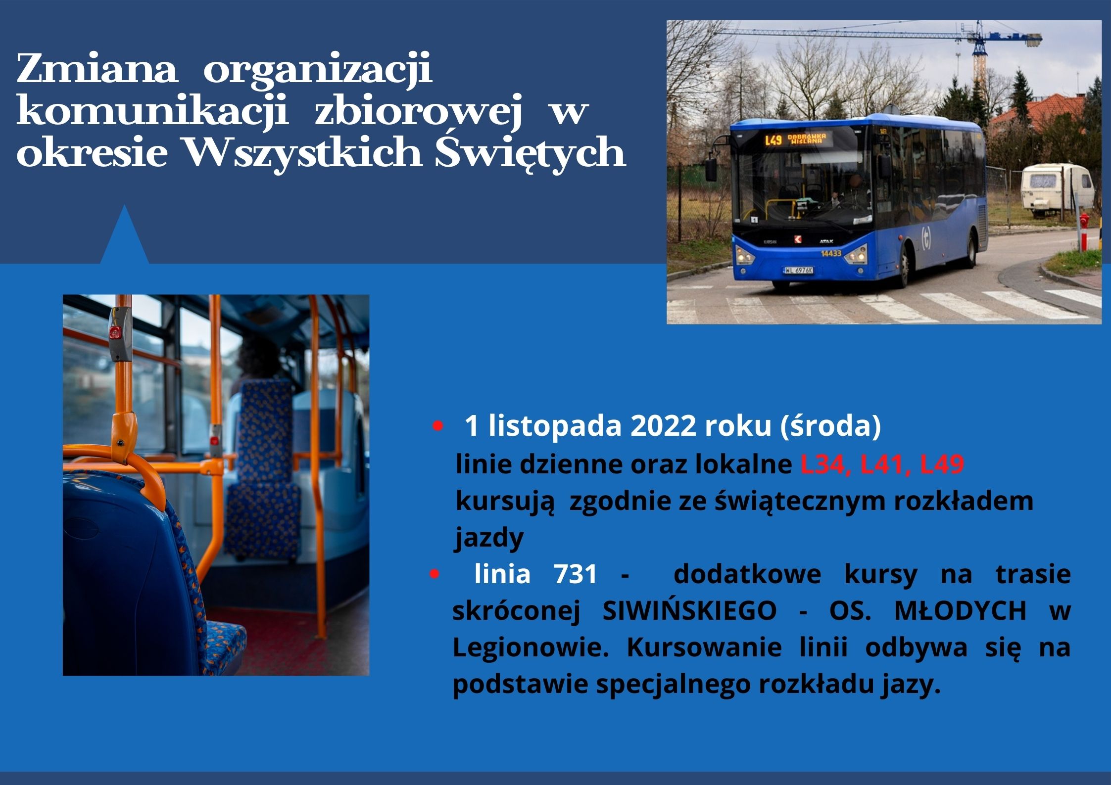 Organizacja komunikacji zbiorowej w okresie Świąt Wielkanocnych